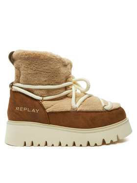 REPLAY REPLAY Апрески Melrose Hair Lace-Up GWF2H.000.C0014S Кафяв