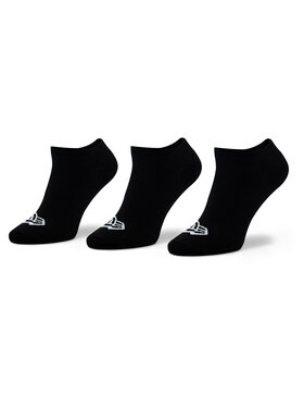 New Era New Era Set od 3 para niskih ženskih čarapa Flag Sneaker 13113640 Crna