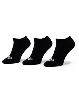New Era New Era Súprava 3 párov členkových dámskych ponožiek Flag Sneaker 13113640 Čierna