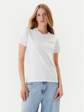 Converse Converse T-krekls Sea 10027759-A01 Balts Regular Fit