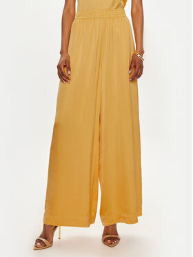 ViCOLO ViCOLO Pantaloni palazzo TB0034 Galben Relaxed Fit