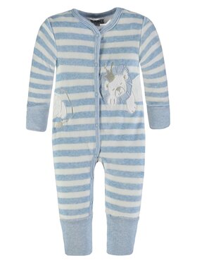 Kanz Kanz Komplet body i śpiochy 1722951-8150 Niebieski Basic Fit