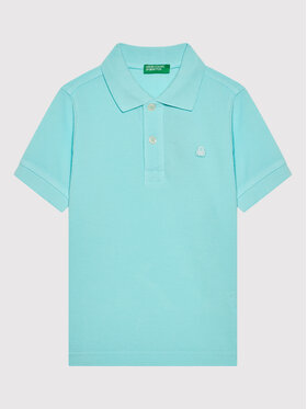 United Colors Of Benetton United Colors Of Benetton Polo 3089C3135 Niebieski Regular Fit