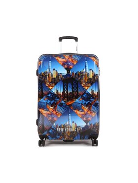 Saxoline Saxoline Duża Twarda Walizka Trolley Assorted 1418H0.71.10 Niebieski