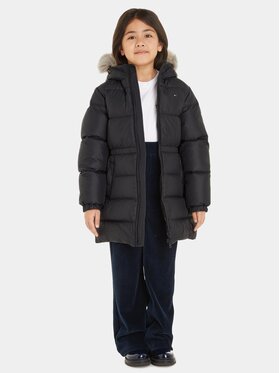 Tommy Hilfiger Tommy Hilfiger Пуховик KG0KG07805 Чорний Regular Fit