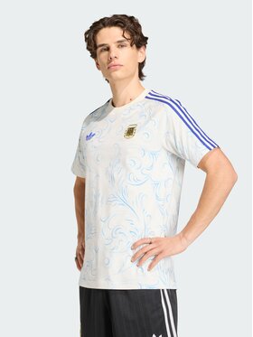 adidas adidas Koszulka techniczna 162020 Biały Slim Fit