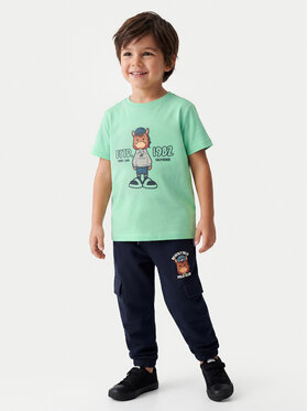Beverly Hills Polo Club Beverly Hills Polo Club T-Shirt P-SS26B-TS0135 Πράσινο Regular Fit