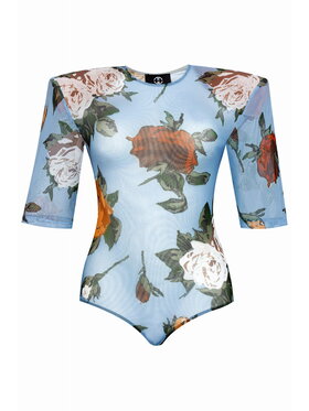 Magda Matyja Magda Matyja Body Malesia Body Niebieski Slim Fit