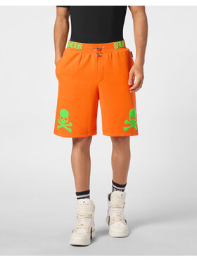 PHILIPP PLEIN PHILIPP PLEIN Szorty sportowe 2547 Pomarańczowy Jogger Fit