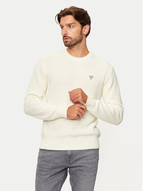 Guess Jeans Guess Jeans Pullover M4BR30 Z3HM1 Écru Regular Fit