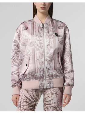 PHILIPP PLEIN PHILIPP PLEIN Kurtka bomber 29803 Różowy Regular Fit
