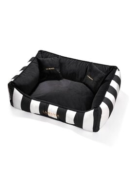 La Mania La Mania Legowisko Stripes Czarny