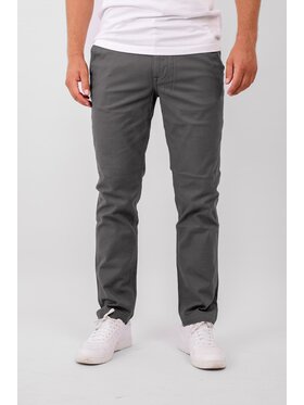 TeeShoppen TeeShoppen Chinosy 'Perform Collection' Szary Regular Fit