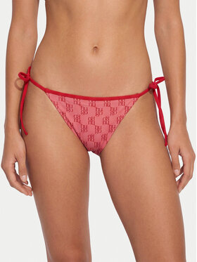 HUGO HUGO Bikini partea de jos Monogram Side Tie 50555665 Roz