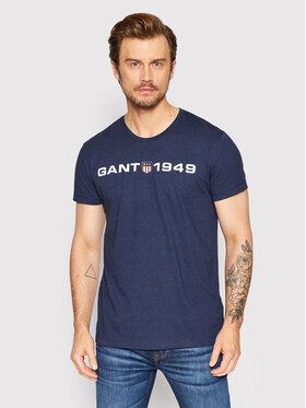 Gant Gant T-Shirt Retro Shield 902219108 Dunkelblau Regular Fit