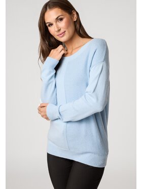 QUIOSQUE QUIOSQUE Sweter Quiosque 6VS002800 Niebieski Regular Fit