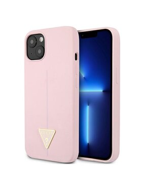 Guess Guess Etui na telefon Silicone Triangle Fioletowy