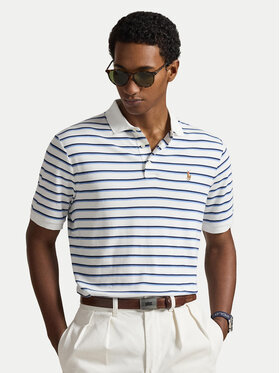 Polo Ralph Lauren Polo Ralph Lauren Polo marškinėliai 710974586500 Balta Custom Slim Fit