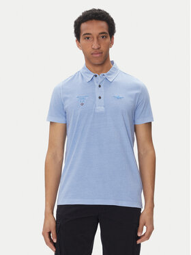 Aeronautica Militare Aeronautica Militare Polo marškinėliai 251PO1852J677 Žydra Regular Fit