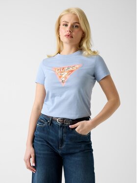 Guess Guess T-Shirt 182460 Niebieski Classic Fit
