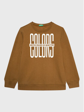 United Colors Of Benetton United Colors Of Benetton Felpa 3JLXC107Q Marrone Regular Fit