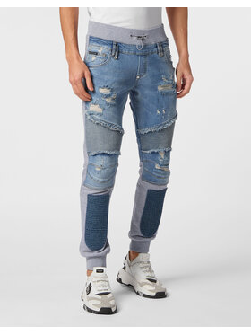 PHILIPP PLEIN PHILIPP PLEIN Jeansy 15695 Niebieski jasny Jegging Fit