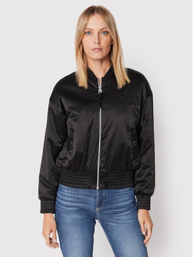 Guess Guess Яке бомбър Alexia W2YL03 WERA2 Черен Regular Fit