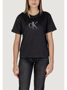 Calvin Klein Jeans Calvin Klein Jeans T-shirt EMBROIDERED MONOLOGO Nero Shirt Fit