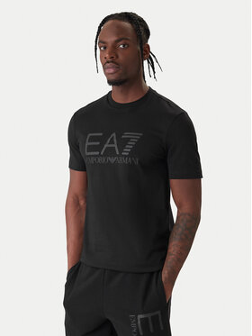 EA7 Emporio Armani EA7 Emporio Armani Póló 7M001412 AF22264 MC005 Fekete Regular Fit