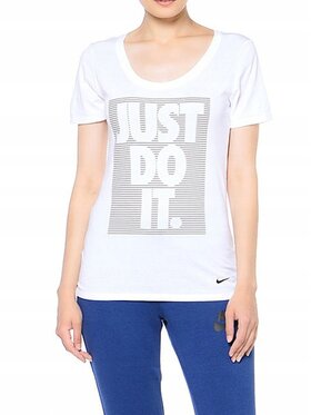 Nike Nike T-Shirt 805756-100 Biały Standard Fit