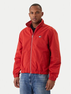 Tommy Jeans Tommy Jeans Prehodna jakna Essential DM0DM22720 Rdeča Regular Fit