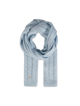 Tommy Hilfiger Tommy Hilfiger Πασμίνα Th Timeless Scarf Cable AW0AW14011 Μπλε