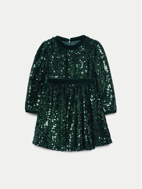 Abel & Lula Abel & Lula Rochie elegantă 5528 Verde Regular Fit