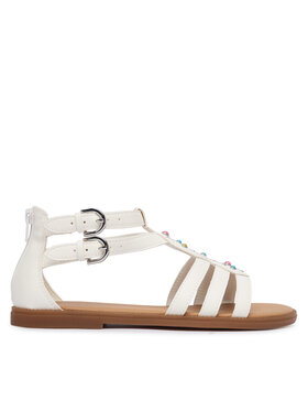 Geox Geox Sandály Jr Sandal Karly J6535D 000BC C0653 D Bílá