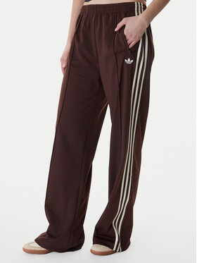 adidas adidas Dressipüksid Firebird KG3706 Pruun Loose Fit