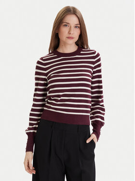Vero Moda Vero Moda Sweter Happy 10336333 Fioletowy Regular Fit