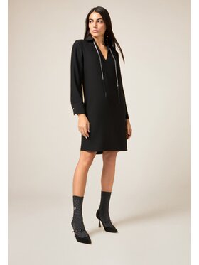 Oltre Oltre Vestito da giorno 7022R004976N033 Nero A-Line Fit