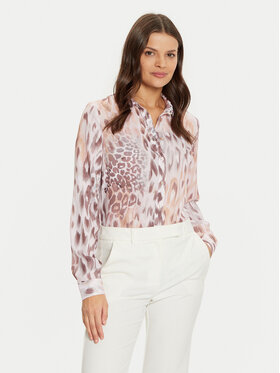 Guess Guess Marškiniai W4BH56 WGLA2 Rožinė Comfort Fit