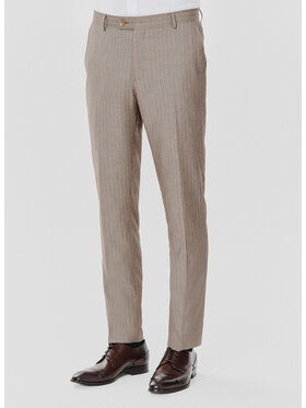 Pako Lorente Pako Lorente Spodnie garniturowe P24WF-6G-004 Beżowy Slim Fit