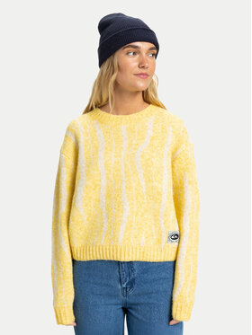 Quiksilver Quiksilver Džemper Selwyn EQWSW03031 Žuta Cropp Fit