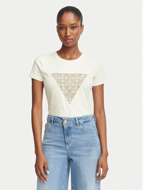 Guess Guess T-Shirt W6BI61 K7948 Creme Regular Fit