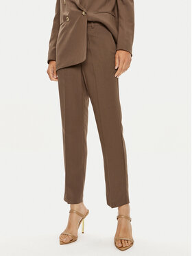 ViCOLO ViCOLO Pantaloni din material TB1564 Maro Regular Fit