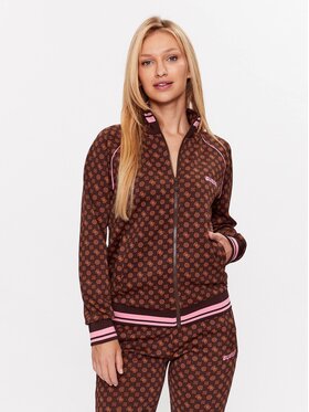 Guess Guess Felpa Aggie V3YQ00 KB212 Marrone Regular Fit