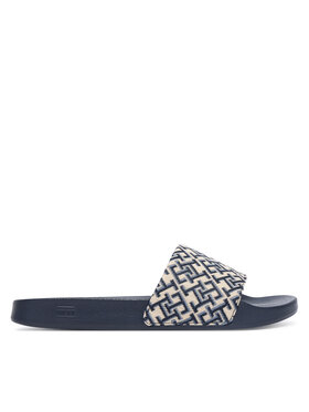 Tommy Hilfiger Tommy Hilfiger Şlapi Monogram Pool Slide FW0FW09423 Bleumarin