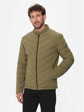 Guess Guess Geacă din puf M4YL05 WG9O2 Verde Regular Fit