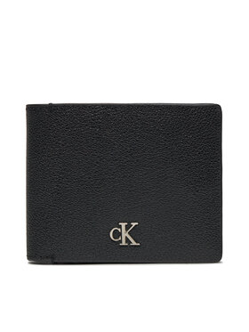 Calvin Klein Calvin Klein Голям мъжки портфейл Mono Hrdw Rfid Bifold W/Coin K50K511444 Черен