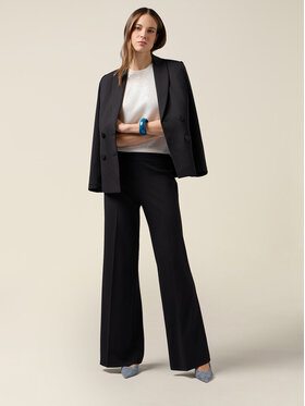 Oltre Oltre Pantaloni di tessuto P274J102440N033 Nero Regular Fit