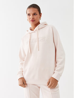 Guess Guess Bluza Euphemia V2BQ01 KBC00 Beżowy Regular Fit