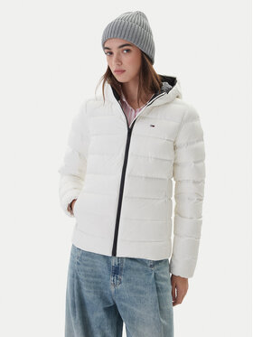 Tommy Jeans Tommy Jeans Geacă din puf DW0DW21617 Alb Regular Fit