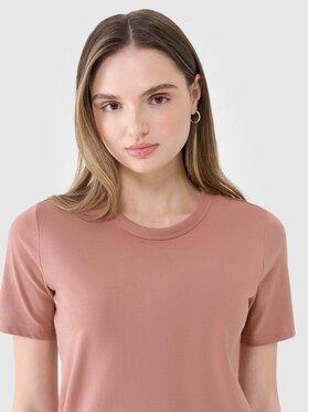 4F 4F T-Shirt 4FWSS25TTSHF1991-11S Biały Regular Fit